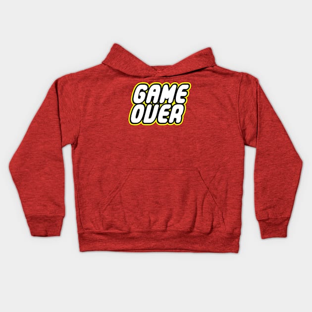 GAME OVER Kids Hoodie by Lazarino